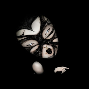 Arts numériques intitulée "Veiling Vanity" par Sonya Fu, Œuvre d'art originale