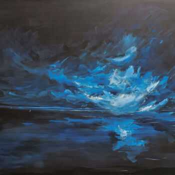 Картина под названием "Celestial Symphony" - Sophia Kühn, Подлинное произведение искусства, Акрил