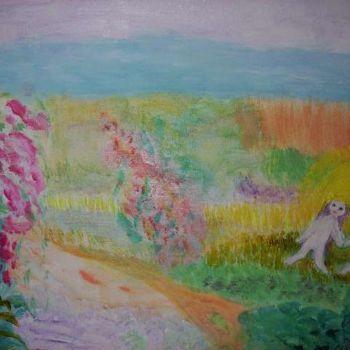 Painting titled "Harmonie" by Hélène Clérivet, Original Artwork