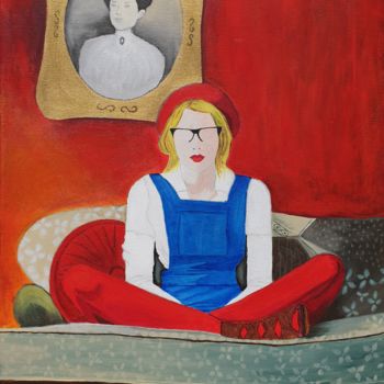 Pittura intitolato "Ne rien voir" da Sophie Ackermann, Opera d'arte originale, Acrilico