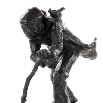 Sculpture titled "Courir" by Sophie Barut, Original Artwork, Bronze