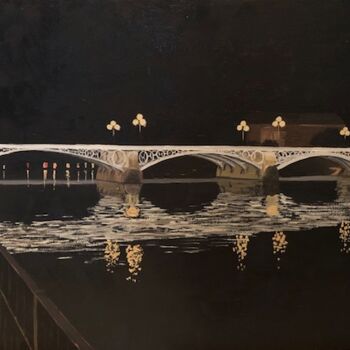Pintura intitulada "Lumière traversante" por Sophie Cousineau, Obras de arte originais, Óleo