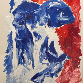 Peinture intitulée "Liberté" par Sophie Debrade, Œuvre d'art originale, Acrylique