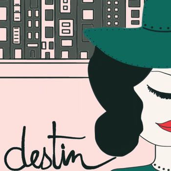 Arte digitale intitolato "Destin" da Sophie Di Malta, Opera d'arte originale