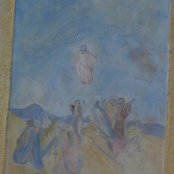 Painting titled "L'Ascension" by Sophie Dogor, Original Artwork