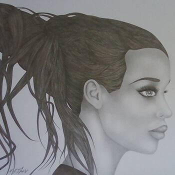 Drawing titled "ELIZABETH." by Sophie Dumont (heavenly), Original Artwork, Graphite