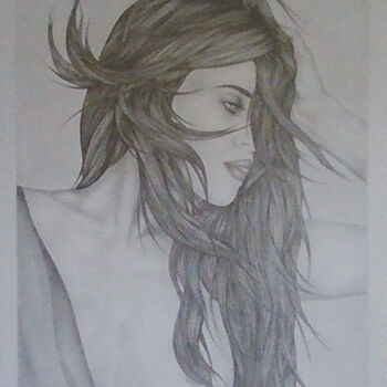 Dibujo titulada "Aeryn." por Sophie Dumont (heavenly), Obra de arte original, Lápiz