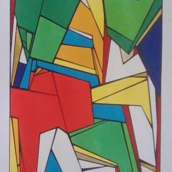 Drawing titled "Geometric." by Sophie Dumont (heavenly), Original Artwork, Acrylic