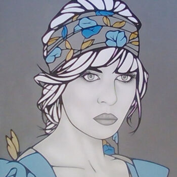 Drawing titled "Clymène." by Sophie Dumont (heavenly), Original Artwork, Acrylic