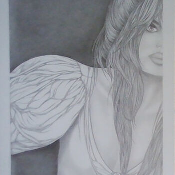 Dessin intitulée "ANTHEA" par Sophie Dumont (heavenly), Œuvre d'art originale, Graphite