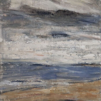 Pittura intitolato "jour de brume" da Sophie Dumont, Opera d'arte originale, Olio Montato su Telaio per barella in legno