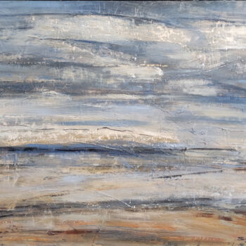 Peinture intitulée "seascape" par Sophie Dumont, Œuvre d'art originale, Huile Monté sur Châssis en bois