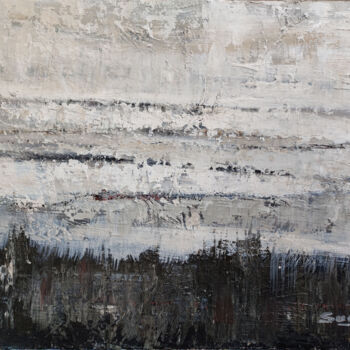 Картина под названием "Les dunes" - Sophie Dumont, Подлинное произведение искусства, Масло