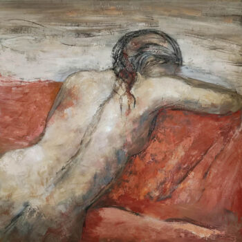 Pittura intitolato "reflexion" da Sophie Dumont, Opera d'arte originale, Olio