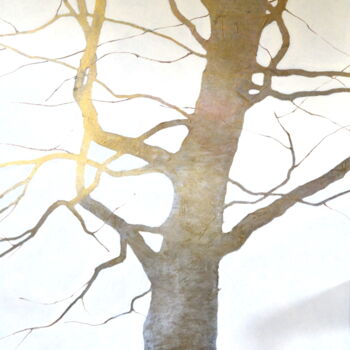 Картина под названием ""La Lumière d'en Ha…" - Sophie Duplain, Подлинное произведение искусства, Акрил Установлен на Деревян…
