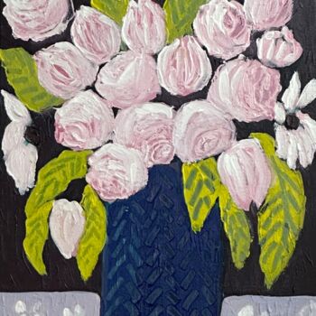 Painting titled "Bouquet 2" by Sophie Gardin, Original Artwork, Acrylic