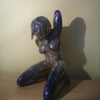 Скульптура под названием "SOUPLESSE" - Sophie Jeanneau, Подлинное произведение искусства, Терракота
