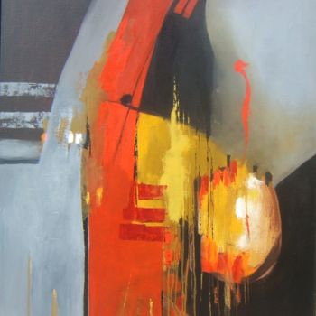 Painting titled "51-intense-81x100.j…" by Sophie Lafouge, Original Artwork, Oil