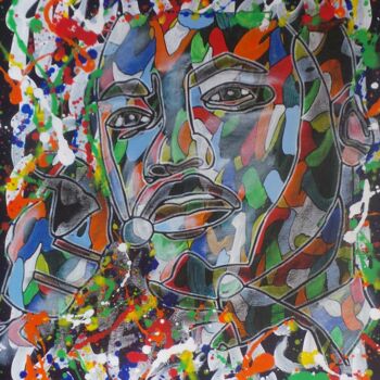 Peinture intitulée "SA 2020-03 MLK" par Sophie Louise, Œuvre d'art originale, Acrylique Monté sur Châssis en bois