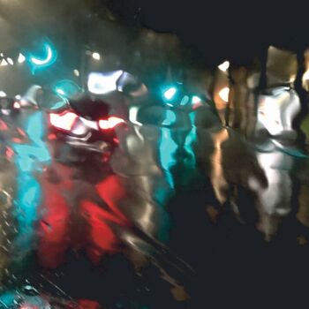 Photographie intitulée "Cocktail de nuit" par Sophie Moisan, Œuvre d'art originale, Photographie numérique