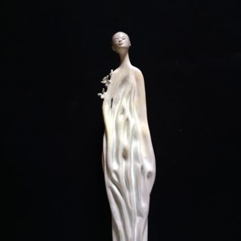 Sculpture intitulée "Petite dryade" par Sophie Nuncie, Œuvre d'art originale, Céramique