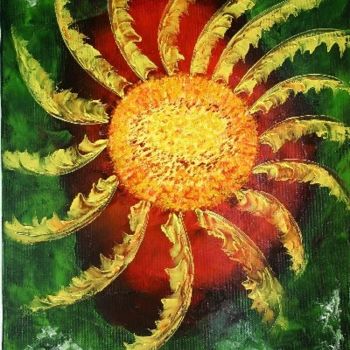Painting titled "Tournesol" by Sophie Sirot, Original Artwork