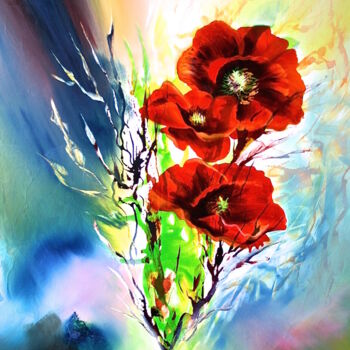 Peinture intitulée "img-0004-fleurs-de-…" par Sophie Sirot, Œuvre d'art originale, Acrylique