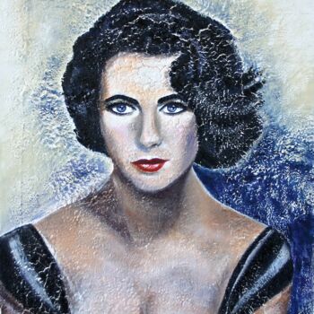 Painting titled "Liz" by Sophie Sirot, Original Artwork, Oil