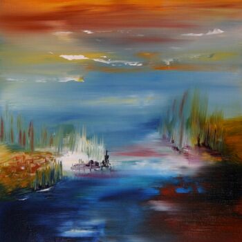 Painting titled "img-0557-a-place-to…" by Sophie Sirot, Original Artwork, Oil