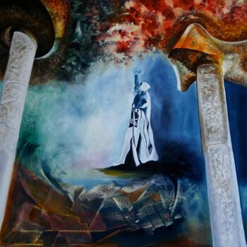 Painting titled "img-1173-hommage-a-…" by Sophie Sirot, Original Artwork, Acrylic