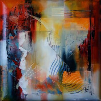 Painting titled "img-8474( Au-dela-d…" by Sophie Sirot, Original Artwork, Acrylic