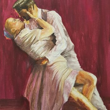 Painting titled "tango" by Sophie Sunshine, Original Artwork