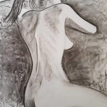 Drawing titled "beauté endormie" by Sophie Sunshine, Original Artwork