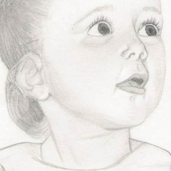 Desenho intitulada "Bébé" por Sophie Sunshine, Obras de arte originais
