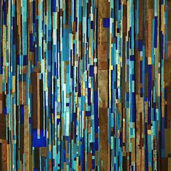 Peinture intitulée "Transparences" par Sophie Cantou, Œuvre d'art originale, Acrylique Monté sur Châssis en bois