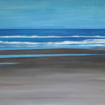 Peinture intitulée "Ocean" par Sophie Cantou, Œuvre d'art originale, Acrylique