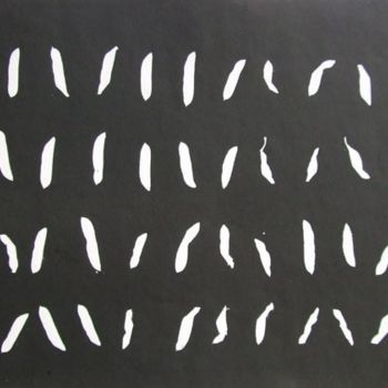 Peinture intitulée "Ordered Pods 1" par Sophie Cordery, Œuvre d'art originale