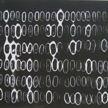 Картина под названием "Carborundum Pods" - Sophie Cordery, Подлинное произведение искусства