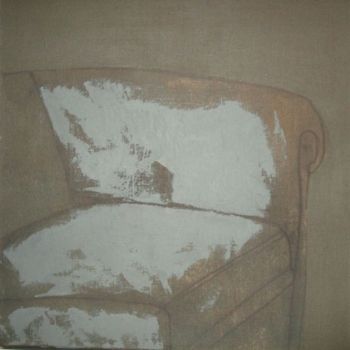 Painting titled "Armchair At Night" by Sophie Cordery, Original Artwork