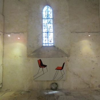 "Two Orange Chairs" başlıklı Fotoğraf Sophie Cordery tarafından, Orijinal sanat