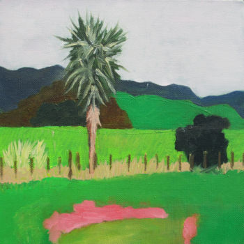 Painting titled "Cordyline (NZ)" by Sophie Cordery, Original Artwork