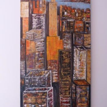 Painting titled "I  LOVE NY" by Sophie Delavague, Original Artwork, Oil