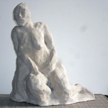 Escultura intitulada "Ludmilla" por Sophie Denizot, Obras de arte originais