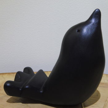 Sculpture titled "Oiseau" by Sophie Griffon, Original Artwork, Clay