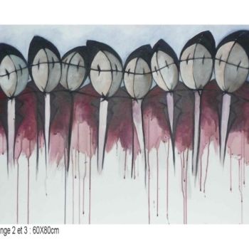 Pintura titulada "ECHANGE 2" por Sophie Hoang Trong, Obra de arte original