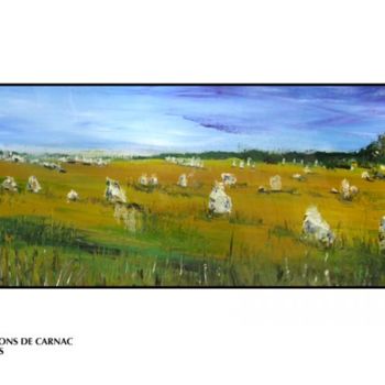 Painting titled "LES MOUTONS DE CARN…" by Sophie Lambert, Original Artwork