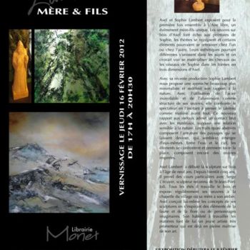 Peinture intitulée "AFFICHE_MONET_clien…" par Sophie Lambert, Œuvre d'art originale