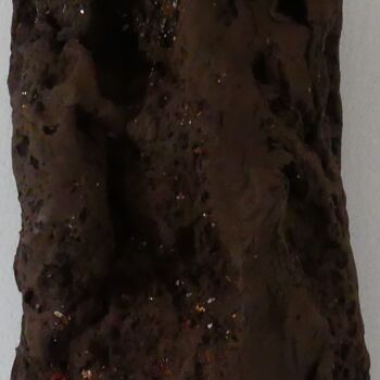 Escultura titulada "Empreinte de rocher…" por Sophie Maillard (Sophie Mai), Obra de arte original, Terracota