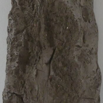 Sculpture titled "Empreinte de Rocher…" by Sophie Maillard (Sophie Mai), Original Artwork, Terra cotta