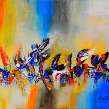 Painting titled "184-songes" by Sophine, Original Artwork, Acrylic